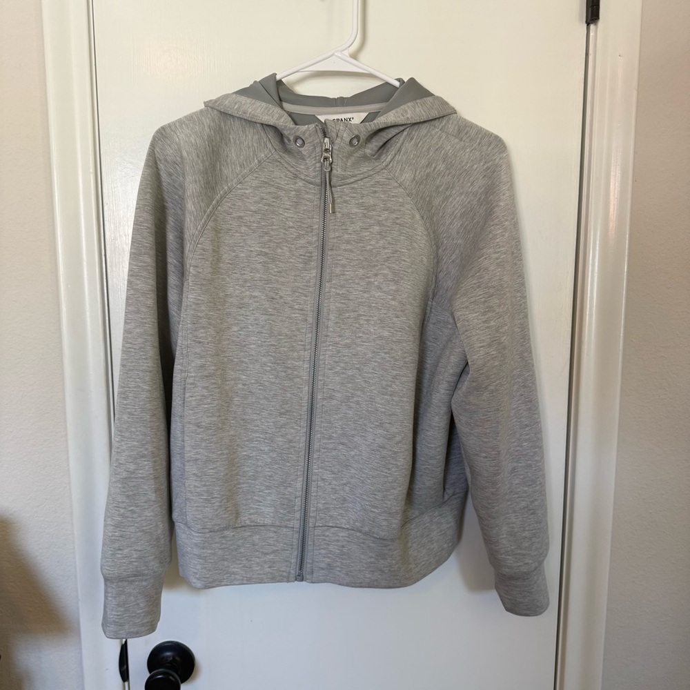 Spanx Full Zip Hooded Sweatshirt